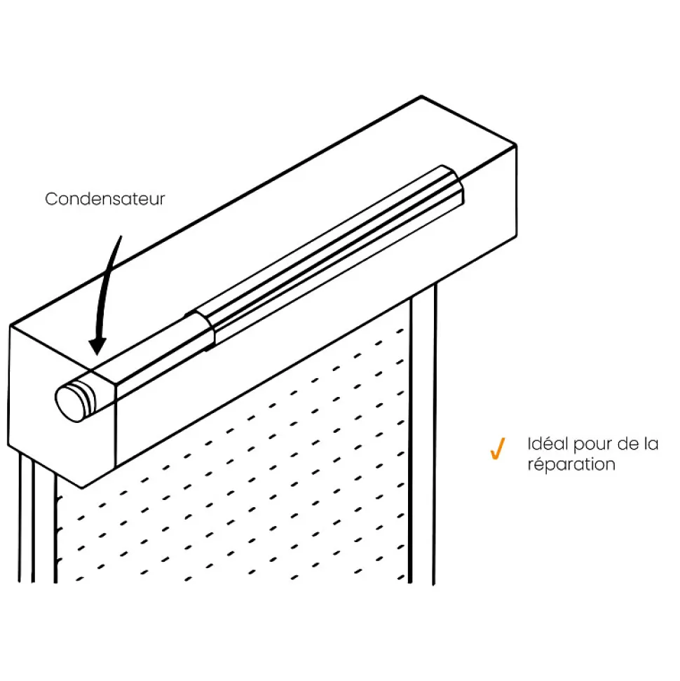 Condensateur, 40 uF, à Cosses, pour Appareils Electriques