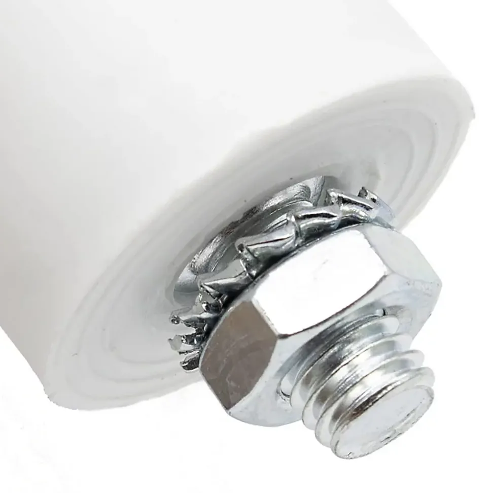 Condensateur de démarrage pour moteurs électriques, 450V, capacité : 80 microfarad, 4 broches / M8