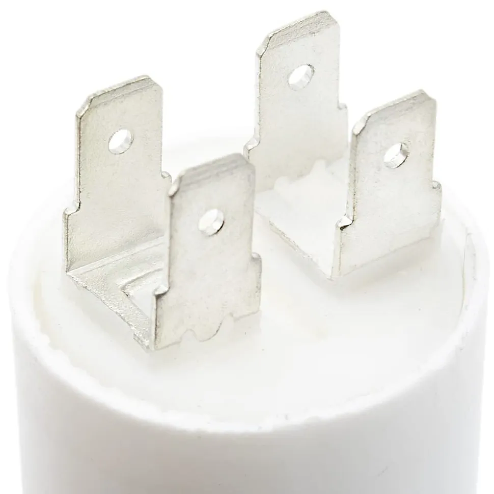 Condensateur de démarrage pour moteurs électriques, 450V, capacité : 30 microfarad, 4 broches / M8