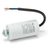 Condensateur de démarrage pour moteurs électriques, 450V, capacité : 60 microfarad, avec câble de 15cm