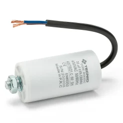 Condensateur de démarrage pour moteurs électriques, 450V, capacité : 35 microfarad, avec câble de 15cm