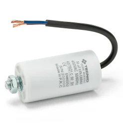 Condensateur de démarrage pour moteurs électriques, 450V, capacité : 30 microfarad, avec câble de 15cm