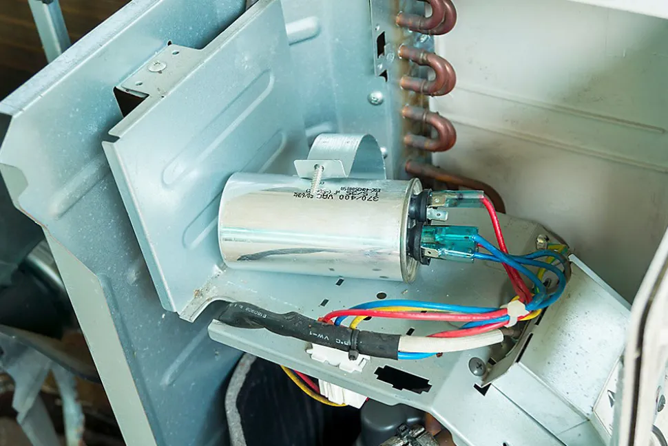 Condensateur de démarrage pour moteurs électriques, 450V, capacité : 70 microfarad, avec câble de 15cm