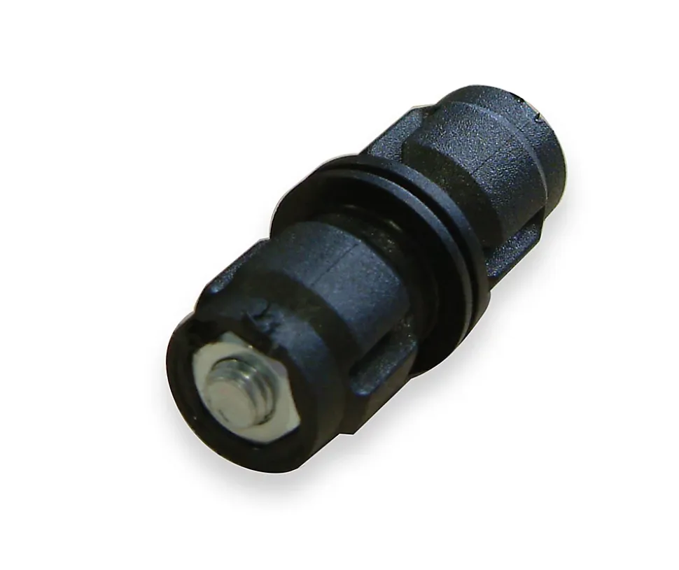 Connecteur 180° profilé rond et tube rond Diall 16 mm