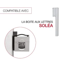 Console murale à visser Soléa Blanc mat 9010M