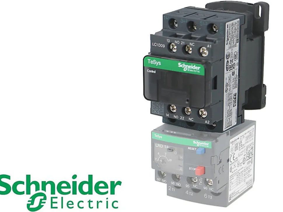 Contacteur Schneider TeSys LC1D 9A 3P 230VAC, 1NO+1NC