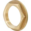 Contre-écrou à plateau laiton Femelle 15/21 (1/2"), lot de 2