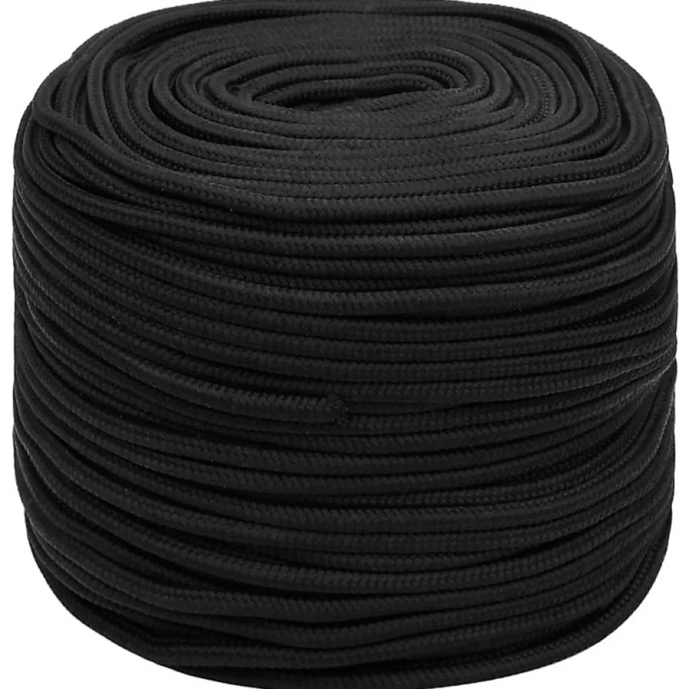 Corde de bateau Noir complet 10 mm 50 m Polypropylène