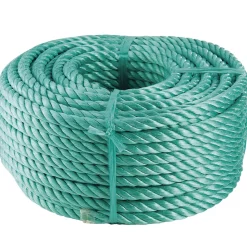 Corde en polyester verte 40m, Diamètre10mm