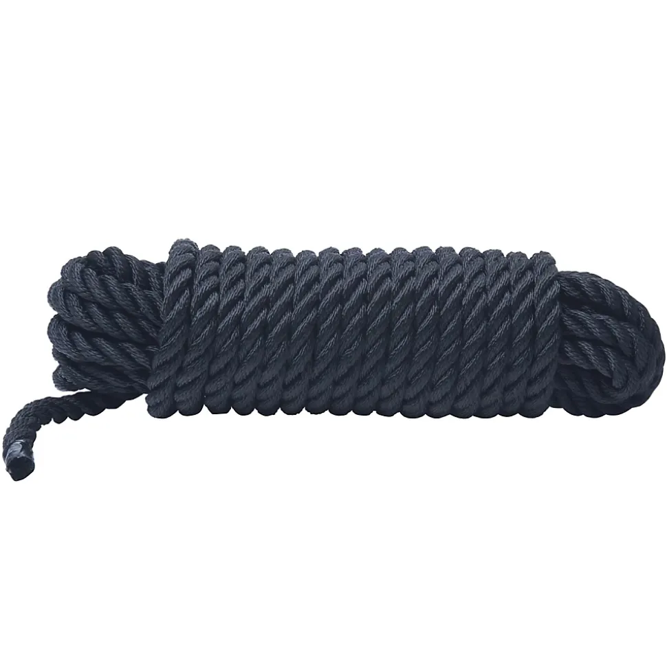 Corde noire polyester 10 mètres WERKA PRO