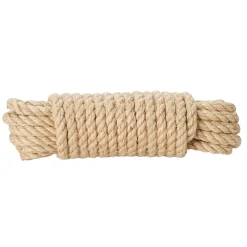 Corde torsadée en jute Diall ø8 mm, 10 m