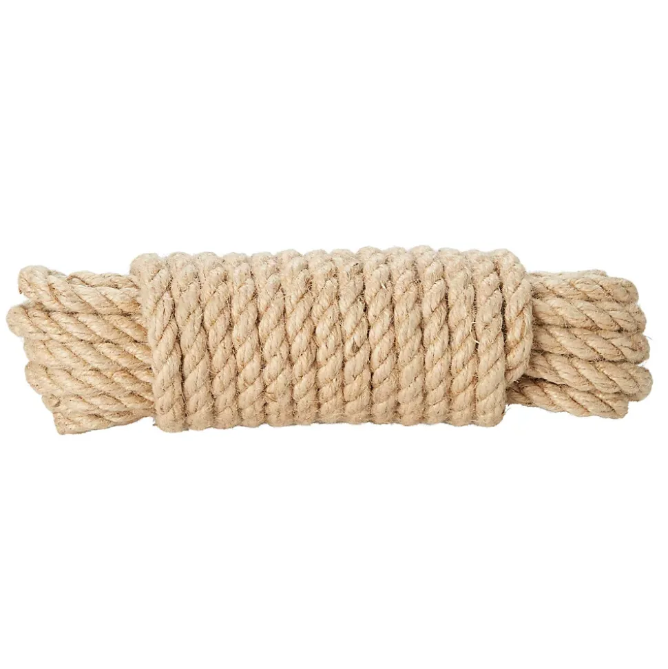 Corde torsadée en jute Diall ø8 mm, 10 m