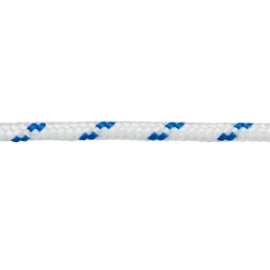 Corde tressée en polypropylène blanche et bleue Diall ø6 mm, 20 m