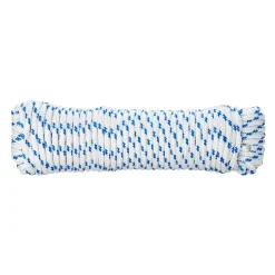 Corde tressée en polypropylène blanche et bleue Diall ø6 mm, 10 m