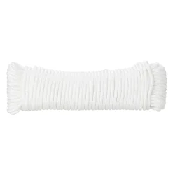Corde tressée en polypropylène blanche DIALL ø4 mm, 10 m