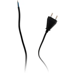 Cordon + interrupteur luminaire 1,5m - Noir - Zenitech