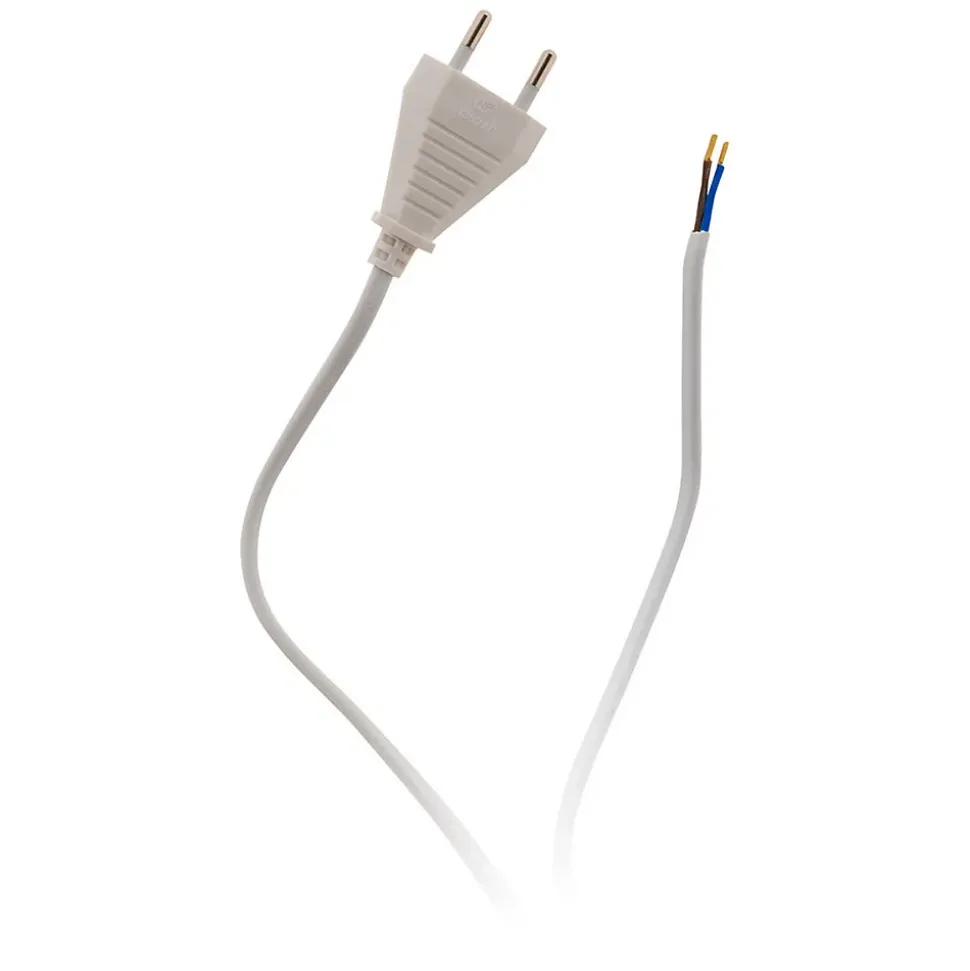 Cordon + interrupteur luminaire 1,5m - Blanc - Zenitech