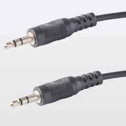 Cordon audio Jack 3.5 Mâle / Mâle noir Blyss Or, 1.5 m