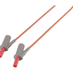 Cordon de mesure de sécurité 4 mm banane mâle - 1000 V, 10 A, accessoire de mesure électricien, garantie 3 ans.