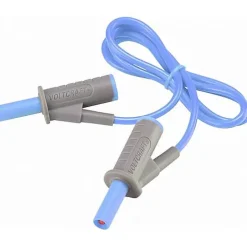 Cordon de mesure de sécurité 4 mm banane mâle - 1000 V, 10 A, accessoire de mesure électricien, garantie 3 ans.