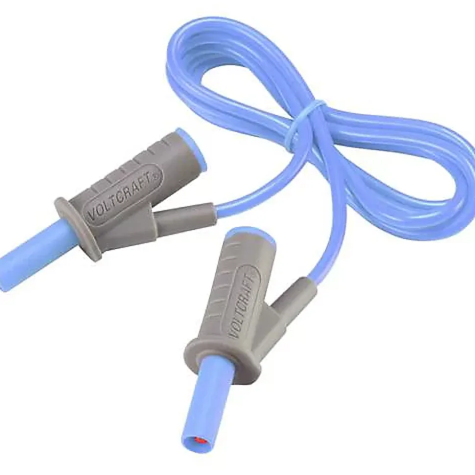 Cordon de mesure de sécurité 4 mm banane mâle - 1000 V, 10 A, accessoire de mesure électricien, garantie 3 ans.
