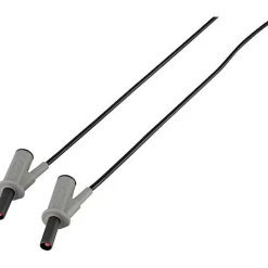 Cordon de mesure de sécurité 4 mm banane mâle - 1000 V, 10 A, accessoire de mesure électricien, garantie 3 ans.