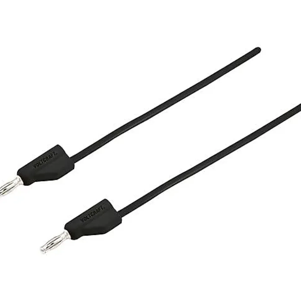 Cordon de mesure ultra-flexible 4 mm banane mâle - 10 A, accessoire de mesure pour électricien, garantie 3 ans.