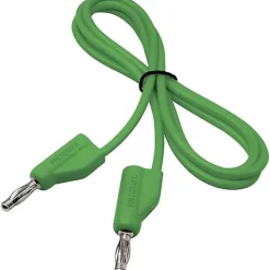 Cordon de mesure ultra-flexible 4 mm banane mâle - 10 A, accessoire de mesure pour électricien, garantie 3 ans.