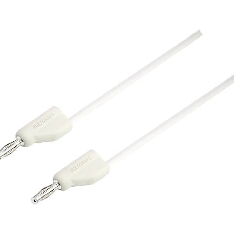 Cordon de mesure ultra-flexible 4 mm banane mâle - 10 A, accessoire de mesure pour électricien, garantie 3 ans.