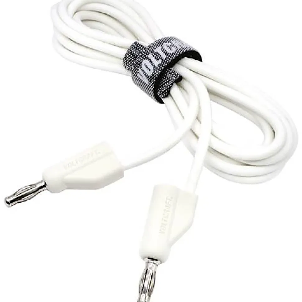 Cordon de mesure ultra-flexible 4 mm banane mâle - 10 A, accessoire de mesure pour électricien, garantie 3 ans.