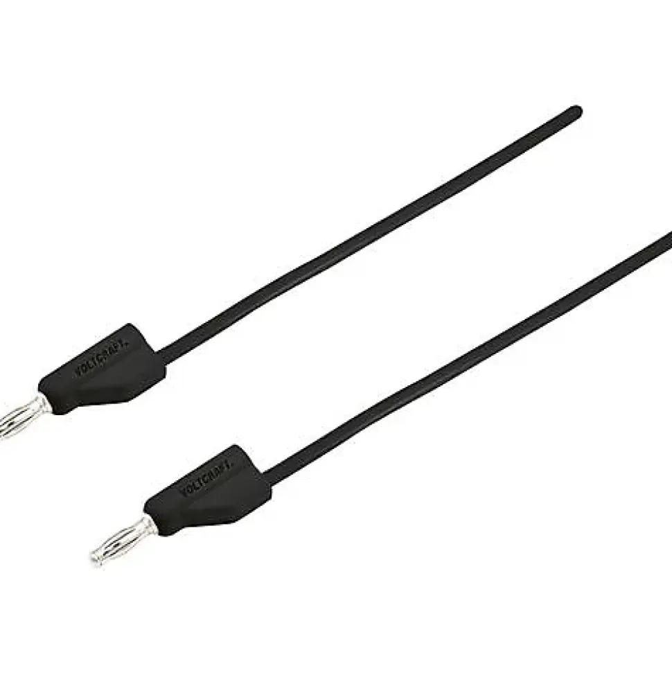 Cordon de mesure ultra-flexible 4 mm banane mâle - 10 A, accessoire de mesure pour électricien, garantie 3 ans.
