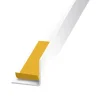 Cornière adhésive PVC blanc 15 x 15 mm, 2,5 m