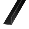 Cornière aluminium brossé noir 10 x 10 mm, 2,5 m