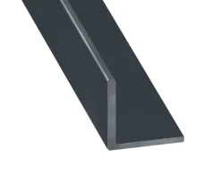 Cornière égale aluminium anthracite 25 x 25mm, L. 2,5 m CQFD