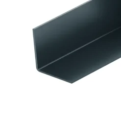 Cornière égale aluminium anthracite 25 x 25mm, L. 2,5 m CQFD