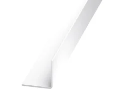 Cornière égale PVC blanc 20 x 20 mm. Longueur 2 m
