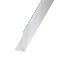 Cornière inégale alu anodisé incolore 40 x 20 mm, 1 m