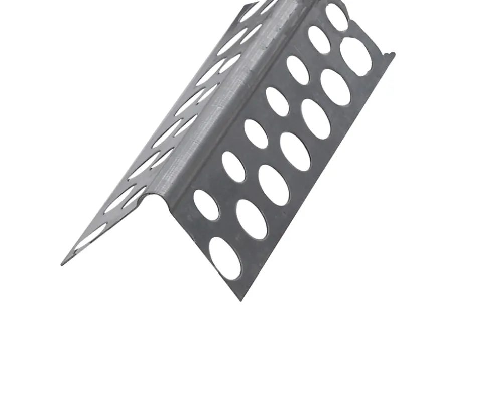 Cornière platrière acier 23 x 23 mm, 2,5 m