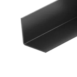 Cornière PVC anthracite 30 x 30mm, L. 2,6 m CQFD