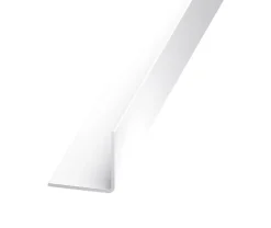 Cornière PVC blanc 10 x 10 mm, 1 m Polychlorure de vinyle (PVC)