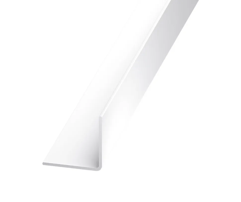 Cornière PVC blanc 50 x 50 mm, 2,5 m