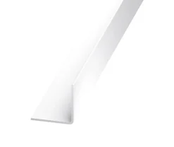 Cornière PVC blanc 25 x 25 mm, 2,5 m