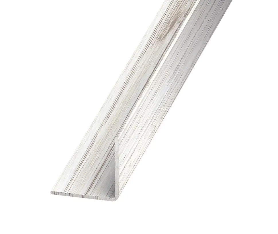Cornière PVC blanchi 30 x 30 m, 2,5 m