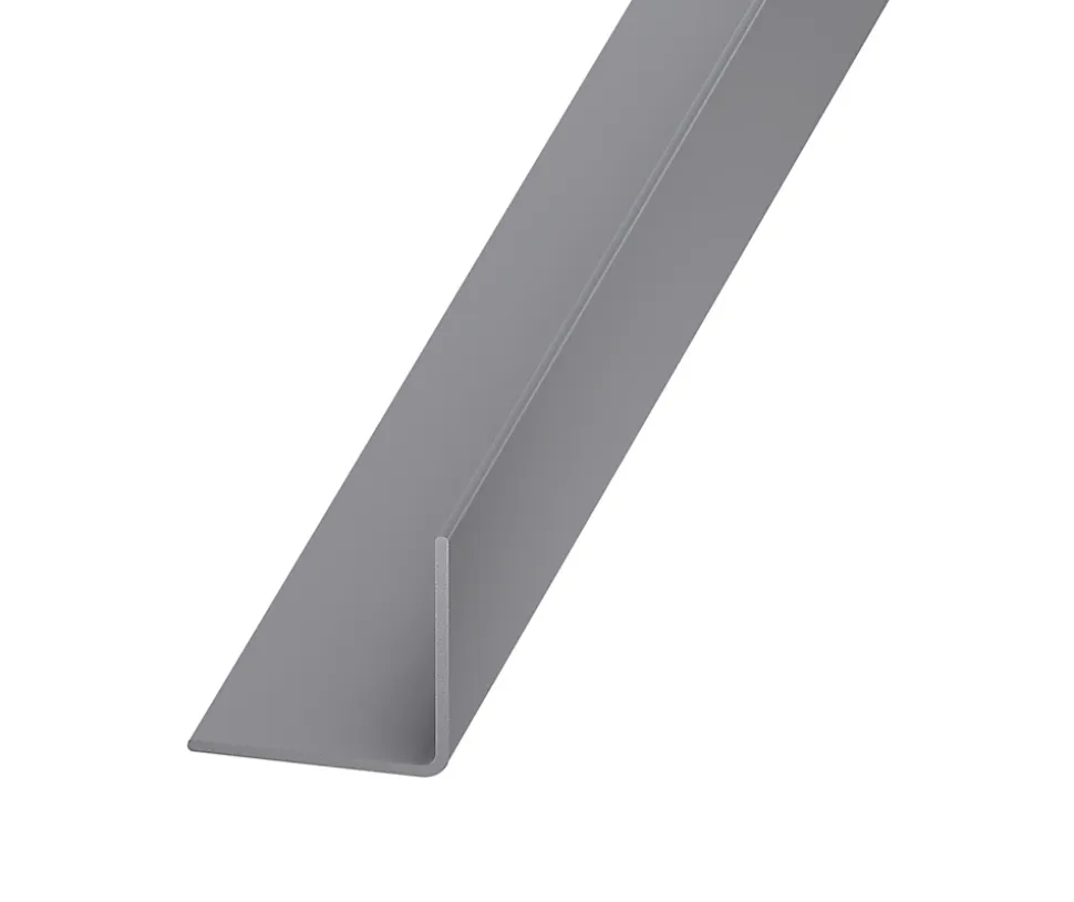 Cornière PVC gris 20 x 20 mm, 2,5 m CQFD