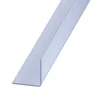 Cornière PVC transparent 20 x 20 mm, 2 m