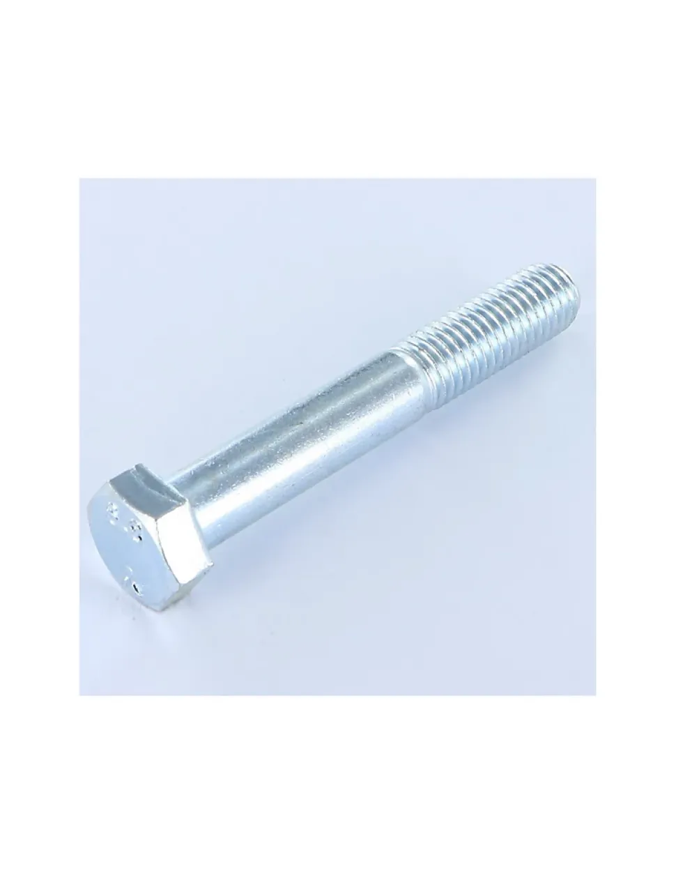Corps de boulon filetage partiel Tête hexagonale TH M12X80 Classe 6.8 Acier zingué blanc - 1 pièce