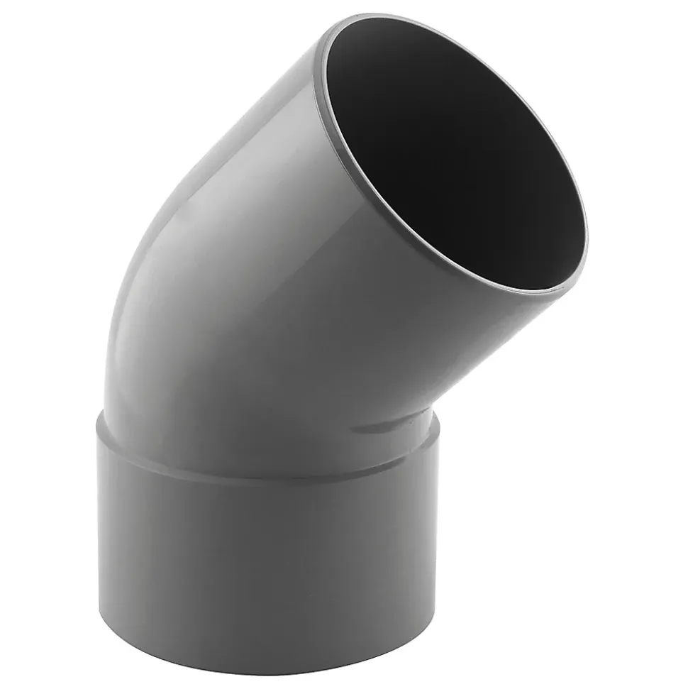 Coude 45° mâle femelle Fitt PVC ø100 mm Fitt