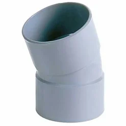 Coude pvc femelle femelle 20° ø40 mm