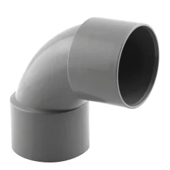Coude pvc femelle femelle Fitt gris 87° ø40 mm