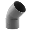 Coude pvc femelle femelle Fitt gris 45° ø40 mm